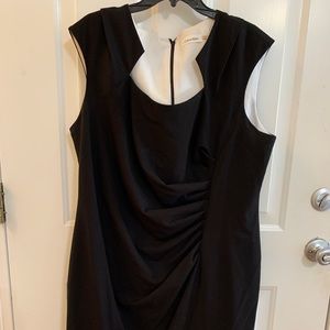 Black Calvin Klein sleeveless dress size 18W